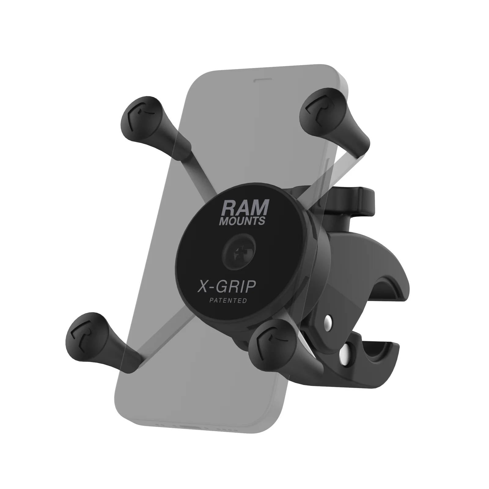 RAM X-GRIP PHONE MOUNT WITH RAM SNAP-LINK TOUGH-CLAW (Retail Packaging –  Hamilton Motorcycles